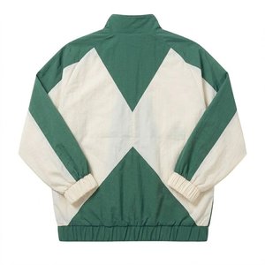 High Sales Custom Logo Green White Men's High Quality Nylon <b>Wind</b> <b>Breaker</b> Shorts Sets For Vintage Wear Men Set Highstreet Jackets - Product Image 3