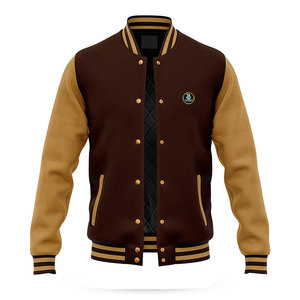 Chaqueta Letterman para Hombre, Ropa Exterior Informal, Ajuste Cómodo, Diseñada para Uso Diario, Viajes y Moda Urbana Moderna - Product Image 1