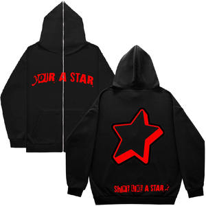 Sweat à capuche gothique Lost Soul pour homme, 100 % coton, coupe classique, hiver, imprimé avant en strass, noir, éco-responsable - Product Image 5