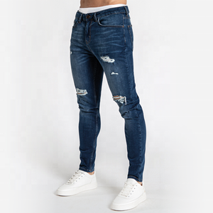 CONCEPTEURS Célèbre marque de luxe de haute qualité jeans unisexe lavage jambe mince denim personnalisé jeans pantalons pour hommes - Product Image 1