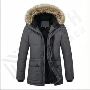 2025 Canada hiver ample longue extérieur Bomber veste unisexe grande taille imperméable coupe-vent Nylon Polyester/laine remplissage avant - Product Image 2