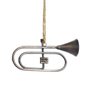 Banda decorativa colgante de hierro con acabado negro para decoración del hogar y otras decoraciones navideñas o regalos de Navidad - Product Image 3