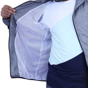 Veste coupe-vent à capuche vintage pour homme, nouvelle collection, doublure en mesh respirante, imperméable - Product Image 2