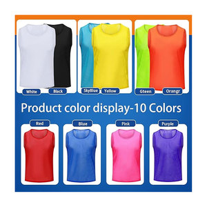 Soccer Pinnies Youth with Numbers Scrimmage Team Practice Vests Training Bibs Jerseys for Basketball Soccer Football Breathable - Product Image 5