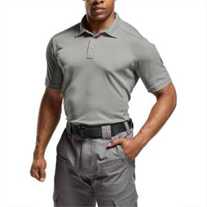 Men's Short Sleeve Knitted <b>Polo</b> <b>Shirt</b> Solid Color Casual Style Regular Fit - Product Image 2