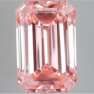 Diamant émeraude VVS2 de 5,73 carats certifié IGI, cultivé en laboratoire, neuf, non monté - Product Image 1