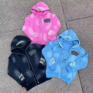 Survêtement Streetwear Personnalisé en Polyester/Coton, Broderie Design, Délavé à l'Acide, Respirant, Haute Qualité, Impression Sérigraphique - Product Image 3