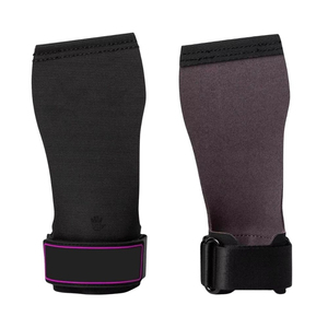 Support de poignet en cuir avec poignée ergonomique et fermeture auto-agrippante réglable pour la musculation et l'entraînement de force, protège-paume unisexe - Product Image 5