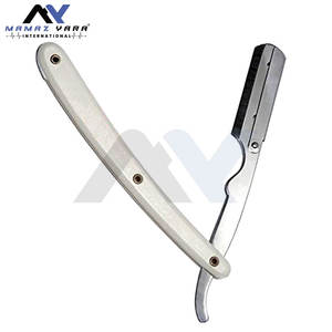 Navaja de Afeitar Profesional para Barbería, de Acero Inoxidable de Alta Calidad, con Mango Plegable, Cuchillas de Una Sola Filo - Product Image 6