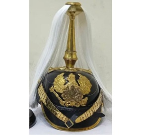 Fabrication OEM de casque en armure métallique légendaire, style acier traditionnel, pour costumes historiques et cosplay. - Product Image 1