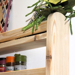 Handcrafted Bamboo Teak Spice Rack Organizer - Wholesale <b>Kitchen</b> <b>Storage</b> - Product Image 4