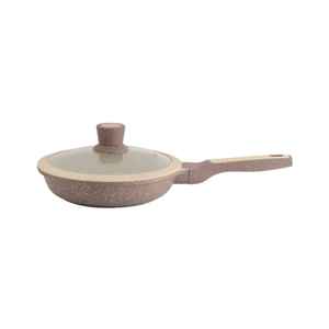 Sartén Antiadherente con Revestimiento de Granito y Tapa de Vidrio, Compatible con Inducción, Utensilios de Cocina - Product Image 1