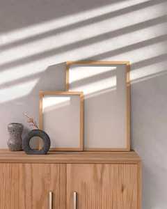 Luxury Solid Wood Photo <b>Frame</b> with White Bone Inlay Border Elegant Walnut Finish <b>Picture</b> <b>Frame</b> Tabletop Art Gallery Display - Product Image 5