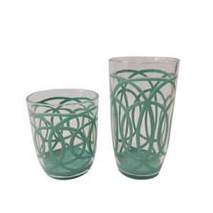 Verre à boire en acrylique à rayures décoratives JACK WORTH, capacité de 15 oz/21 oz, pour les fêtes - Product Image 5