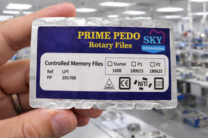 Prime Pedo Rotary Files Manual NiTi Pediatric Endodontic <b>System</b> Flexible Primary Teeth Dental Instrument CE ISO Supplier INDIA - Product Image 2