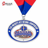 Médaille personnalisée OEM, Médaille de récompense à design rotatif, Médaille de présentation, Artisanat métallique pour marathon, football.
