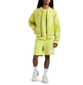 Vestes en cuir pour femmes American Avirex, cuir véritable, broderie de haute qualité, veste courte à lettres, veste varsity en cuir d'agneau européen - Product Image 6