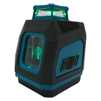 Niveau automatique vert 360 °   Niveau laser croisé, outil de nivellement laser pour la pose d'images, la construction murale, support magnétique
