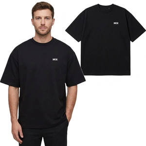 Camisetas Oversize de Algodón Pesado para Hombre, Estilo Urbano, con Logo y Gráficos Minimalistas, Fabricación Personalizada, Camiseta Gráfica para Hombre - Product Image 1