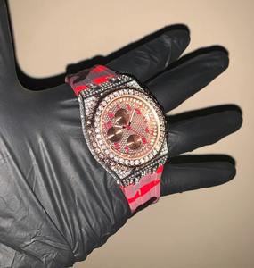 Reloj de Lujo para Hombre con Diamantes, Esfera Redonda, Moissanita, Oro y Plata, Estilo Hip Hop, Joyería de Moda Masculina - Product Image 5