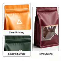 Emballage personnalisé pour épices au curcuma, finition mate, qualité alimentaire, résistant à l'humidité et aux odeurs, pochette autoportante avec fermeture éclair et impression sérigraphique
