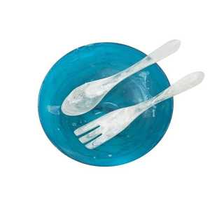 ชุดชามเรซิ่นสีตามสั่งพร้อมช้อน สำหรับธุรกิจส่งออกขายส่งแบบ OEM ODM - Product Image 5