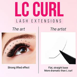 ขนตาปลอมมิงค์ Charmlash ขายส่ง พร้อมโลโก้สั่งทำ LC Lash Curl Velvet Mink Lash Trays แบรนด์ส่วนตัวสั่งทำได้ โครงสร้างฐาน 2 มม. - Product Image 1
