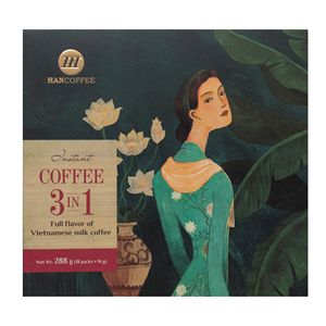 Premium Wholesale 3-in-1 Freeze Dried Instant Coffee Sachet HANCOFFEE Robusta Medium Roast Pleasant <b>Bitter</b> Cocoa Factory OEM/ODM - Product Image 1