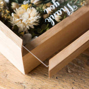 Boîte cadeau et boîte à bonbons en acrylique, nouveau design, boîte cadeau de mariage naturelle en bois avec couvercle en acrylique, boîte à bijoux artisanale, décoration pour la maison. - Product Image 2
