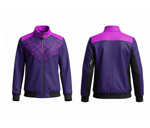 Sports Team Full Sublimation <b>Zip</b>-<b>Up</b> <b>Jacket</b> Running and Fitness Wear Warm Breathable Quick Dry | Sizes Men Women Youth - Product Image 2