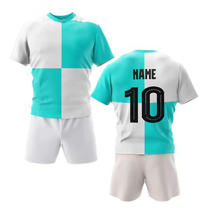 Professional Rugby Uniform Set Custom Printed Rugby Jersey and Shorts Bulk Teamwear Supplier Private <b>Label</b> Factory - Product Image 4