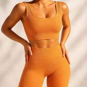 Ensemble de yoga 2 pièces pour femmes : short + soutien-gorge, vêtements de sport pour femmes, tenue de sport, ensemble de fitness - Product Image 6