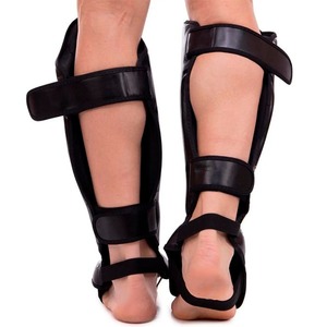 Latest Model Fairtex Shin Pad & Guard Genuine Cowhide Leather Protection Gear Custom Logo Training & Sparring Kickboxing - Product Image 3