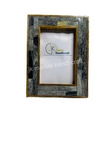 Elegant 16x16cm Handcrafted Mother of Pearl Inlay Photo Frame Wall Hanging <b>Gift</b> Set for Personal Use or As a Holiday <b>Gift</b> - Product Image 3