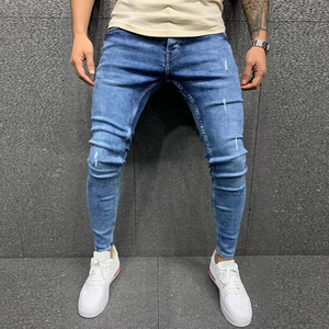 Jeans amples pour hommes, respirants, à prix abordable, vente en gros, OEM, mode, longueur intégrale, style Hip Hop, taille basse, personnalisables - Product Image 4