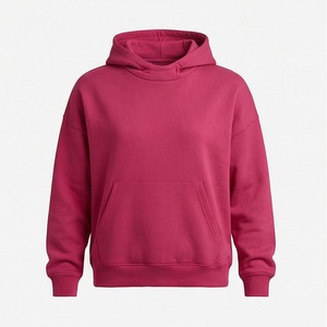 Sweat-shirts à capuche oversize en molleton de coton pour femmes, personnalisables avec logo, grandes tailles, streetwear d'hiver, vente en gros - Product Image 1