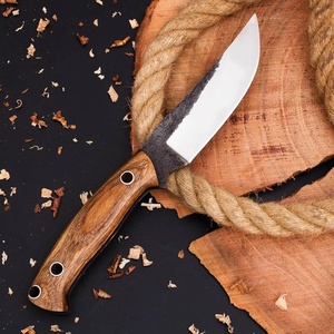Couteau de survie et de chasse A&M ENTERPRISES, artisanal, en acier inoxydable, avec manche en bois, pointe clip, pour extérieur, EDC, personnalisation ODM, USA - Product Image 5