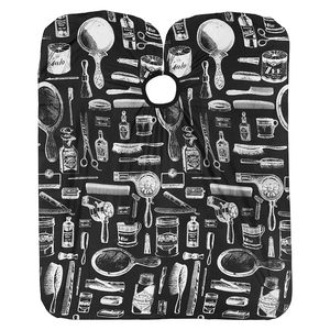 Cape de Coiffeur Jetable Écologique avec Sangle de Cou Ajustable 100% Polyester Imperméable Logo Personnalisé Haute Qualité - Product Image 5