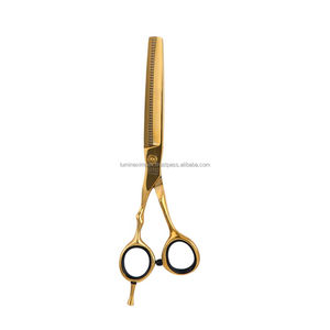 PROSEE 5.5 6.0 Ciseaux de coiffure professionnels pour barbier, acier inoxydable VG10 de Chine, lame tranchante, modèle de ciseaux à effiler - Product Image 5