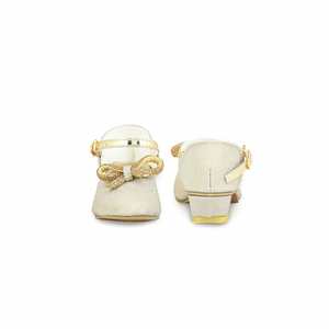 Escarpins fantaisie dorés pour fille KD0949 - Product Image 2