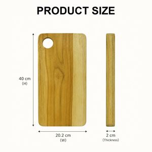 Planche à découper en bois artisanale KHATI HOUSE TimberCraft, finition lisse, durable et de qualité supérieure - Product Image 2
