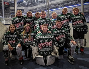 Venta al por mayor de equipo personalizado nombre impreso calcetines y camisetas de hockey sublimado equipo de hockey sobre hielo uniforme Conjunto para las mujeres - Product Image 6