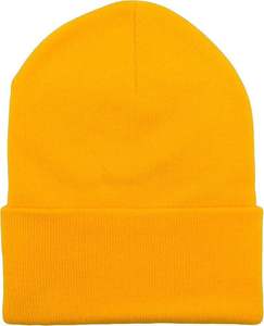Unisex Solid White Jacquard Beanie Hat Polyester Breathable Waterproof <b>Winter</b> <b>Cap</b> Casual Adults 48-50cm Button Bulk Quantity - Product Image 3