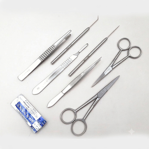 Advanced 9-Piece Student Suture <b>Kit</b> Medical <b>School</b> Surgical Instruments Manual Fentex High Quality - Product Image 3