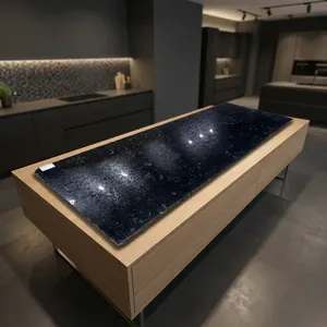 Top Selling Pearl Black Leather Granite Natural <b>Stone</b> Slab Premium Quality Textured Surface for Residential and Commercial - Product Image 4
