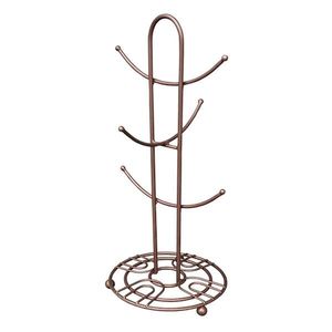 Hot Selling Modern Eco-Friendly Metal Mug Rack <b>Kitchen</b> Countertop Coffee Cup Holder Stand Customized Size Shape <b>Hooks</b> - Product Image 6