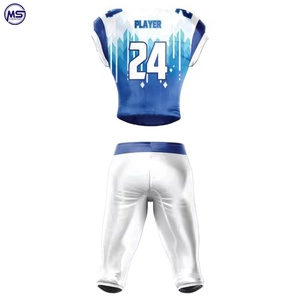 Uniforme de Fútbol Americano de Talla Grande, Jersey y Pantalones Cortos de Poliéster de Alta Calidad, Transpirable, de Secado Rápido, Unisex, para Todas las Temporadas - Product Image 5