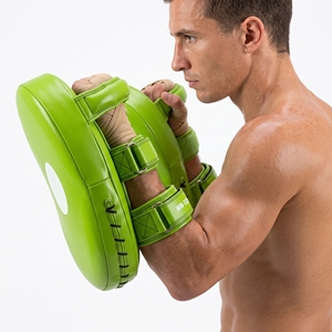 Cibles de boxe en cuir de vachette vert Dumela Parrot avec impression de logo personnalisée, écologiques et respirantes, équipement d'entraînement d'arts martiaux - Product Image 6