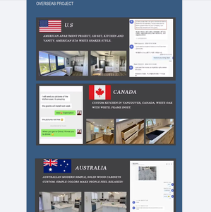 Meubles de cuisine modulaires modernes, caisses en contreplaqué laqué brillant, portes laquées, 5+ tiroirs, accessoires de charnières, application villa - Product Image 4