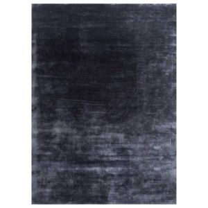 Alfombra de lujo OEM de viscosa y seda, tejida a mano, azul, de pelo cortado, lavable, antideslizante, de pelo medio, de alta calidad - Product Image 1